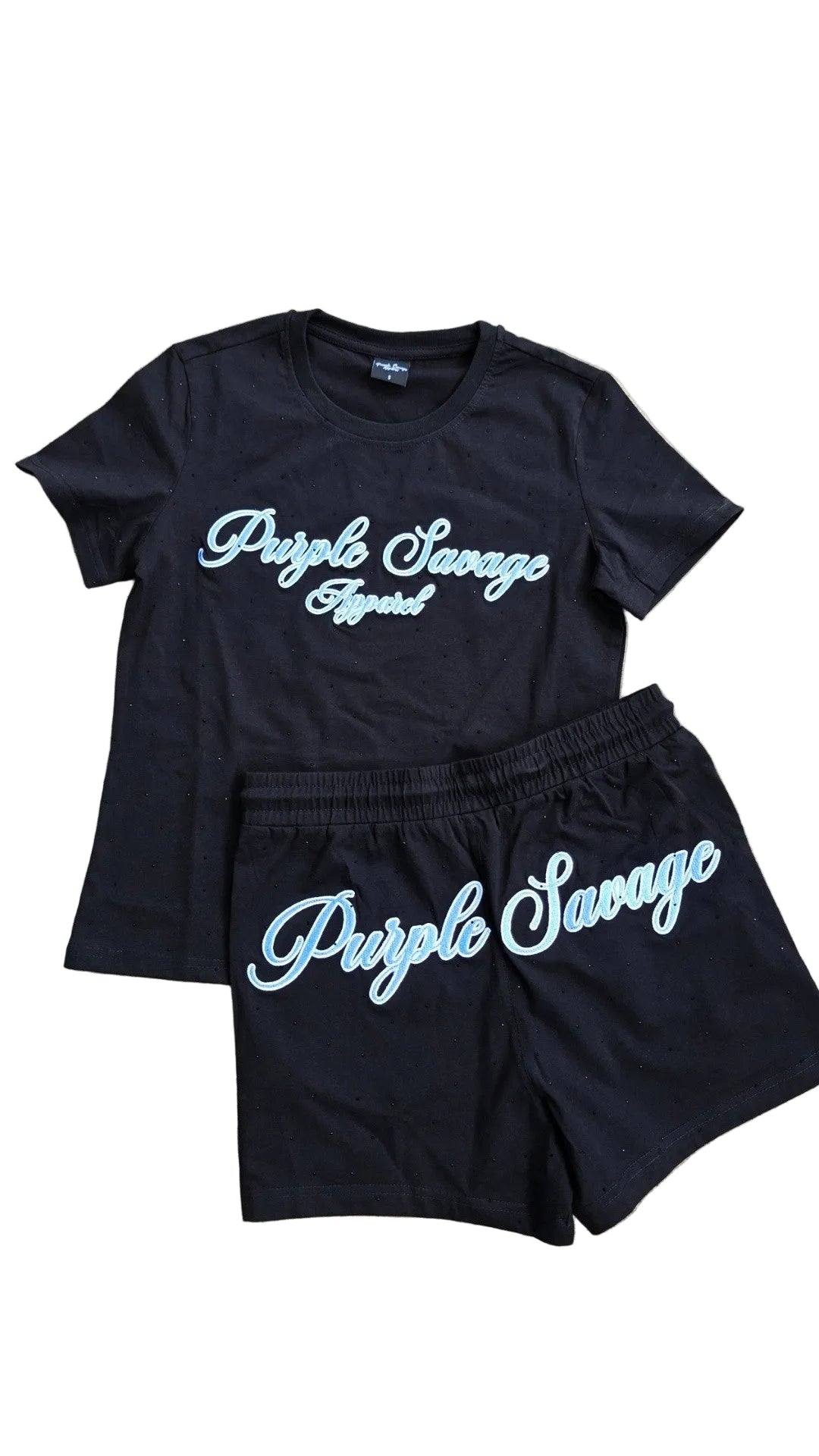 Women's Rhinestone Short Set