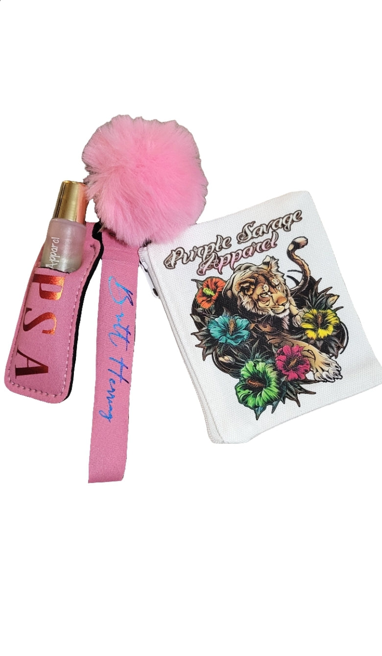 Change Pouch w Lipgloss and Holder