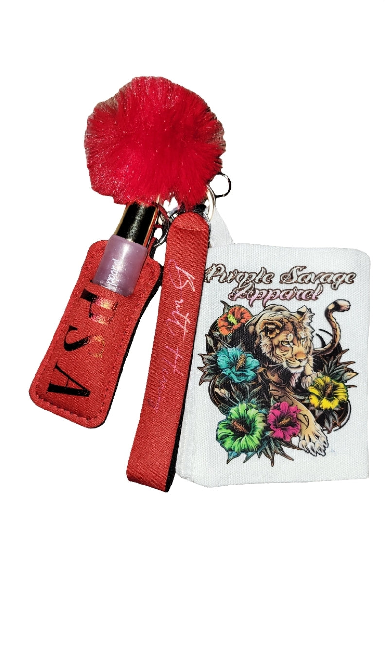 Change Pouch w Lipgloss and Holder