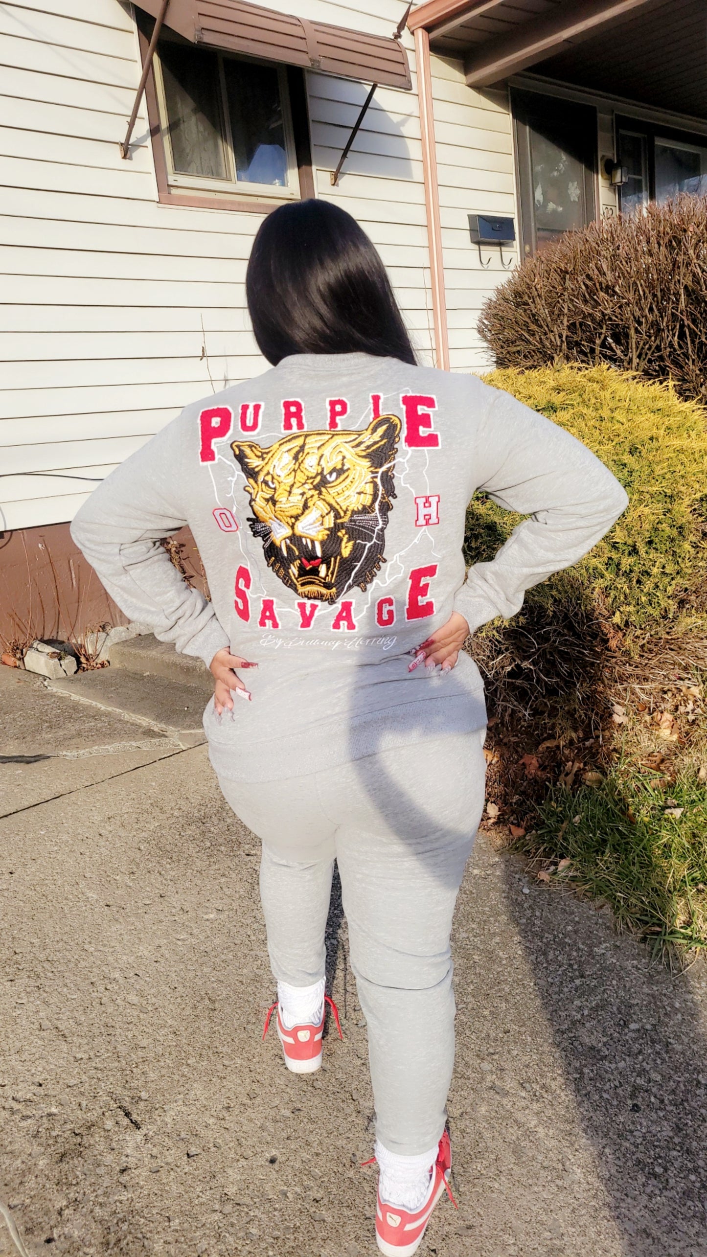Purple Savage X OHIO STATE Crew Jogger
