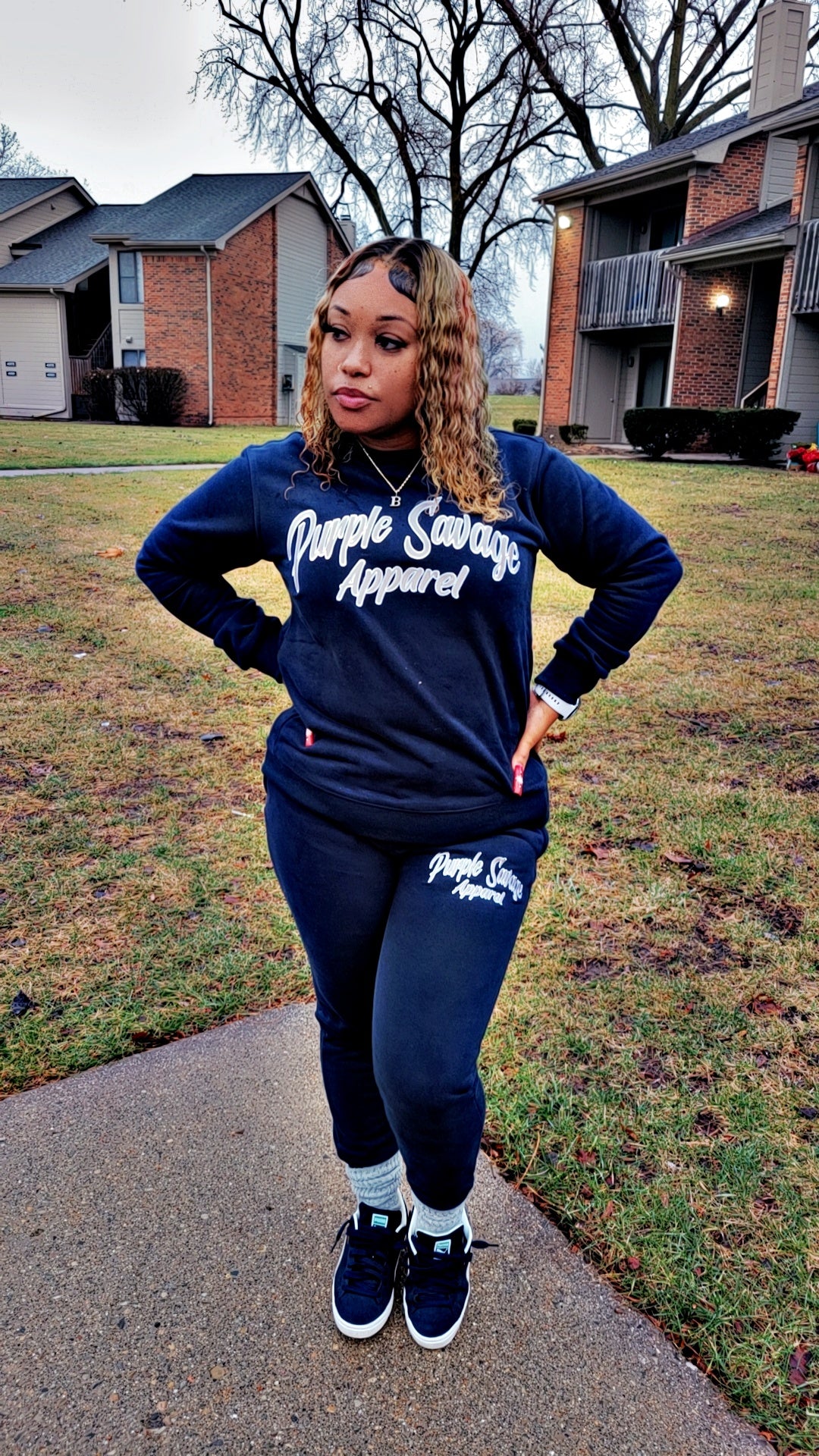 Purple Savage X OHIO STATE Crew Jogger