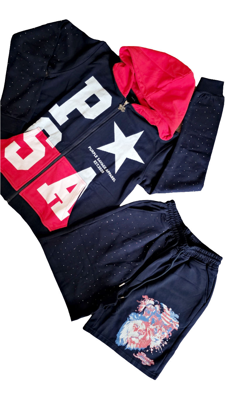 Anniversary 4th Of July Rhinestone Set