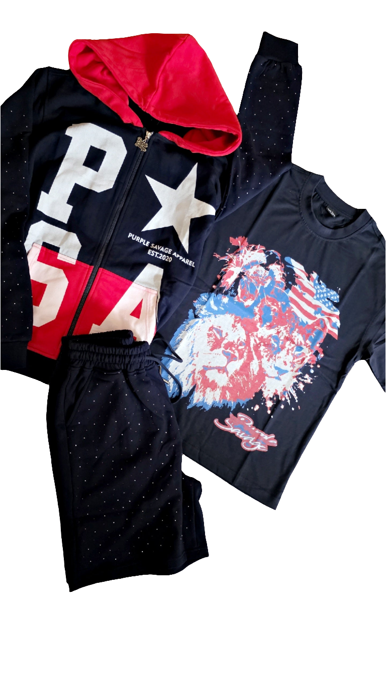 Anniversary 4th Of July Rhinestone Set