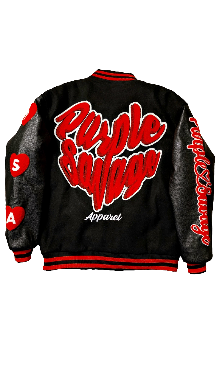 Savage Gang LOVERS Collection Varsity Jacket