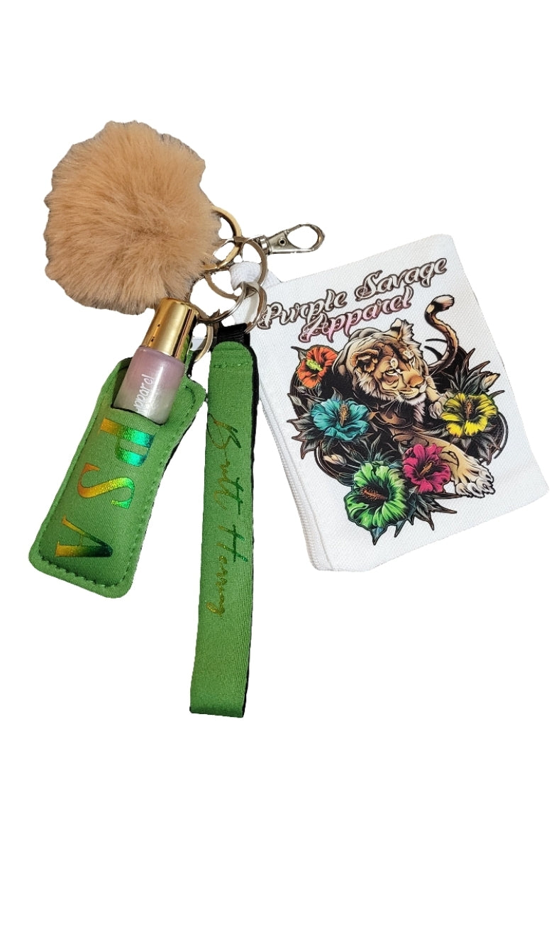 Change Pouch w Lipgloss and Holder