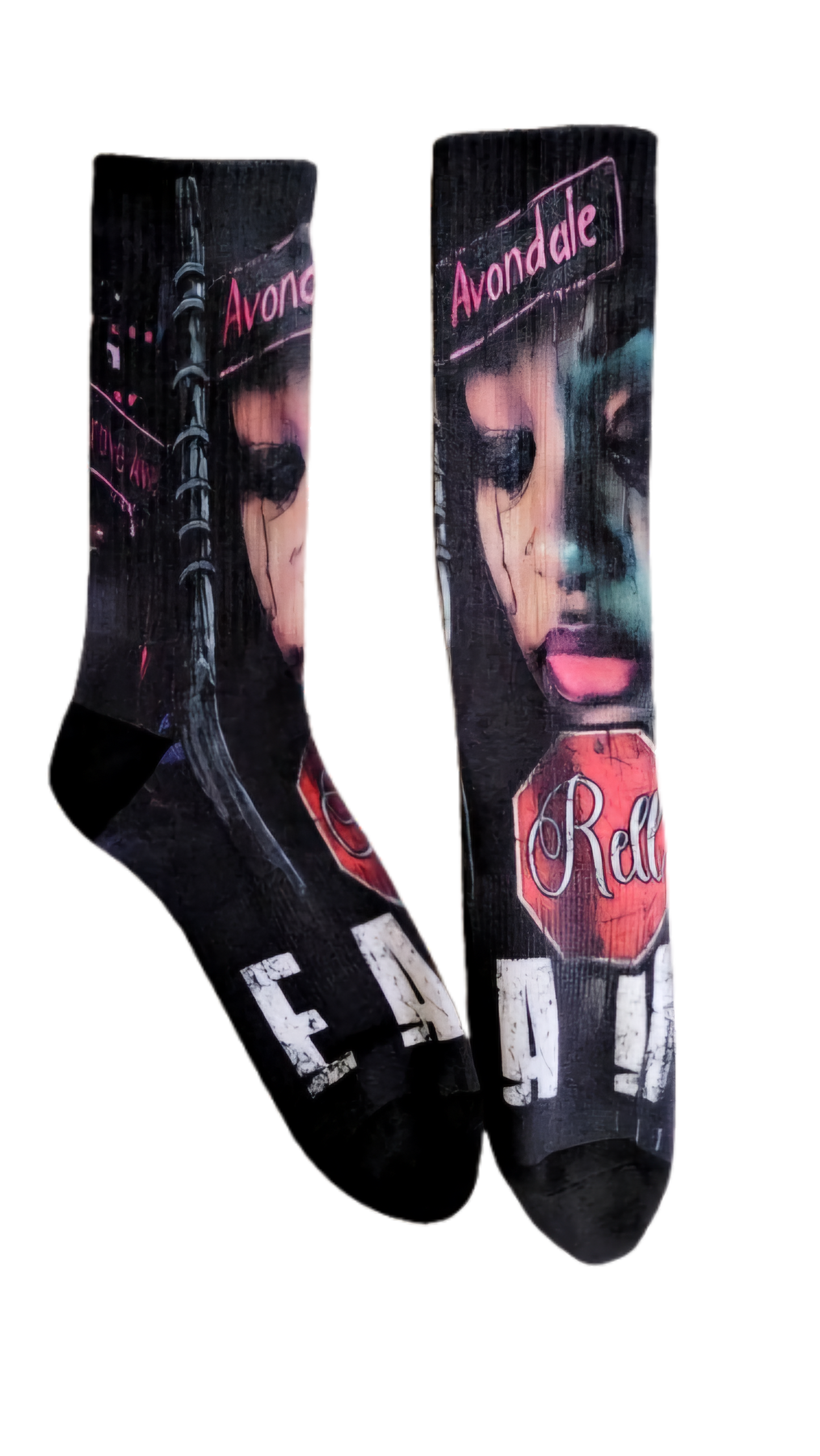 Rell Heavy Graphic Crew Socks