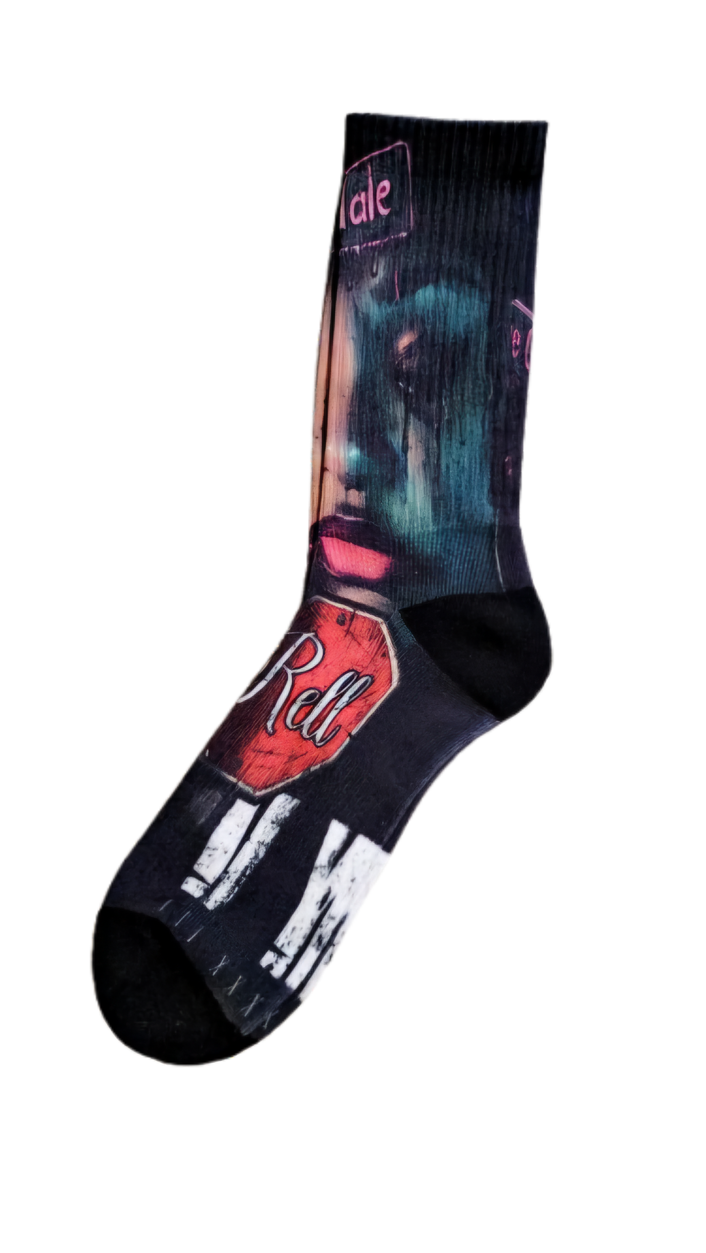 Rell Heavy Graphic Crew Socks