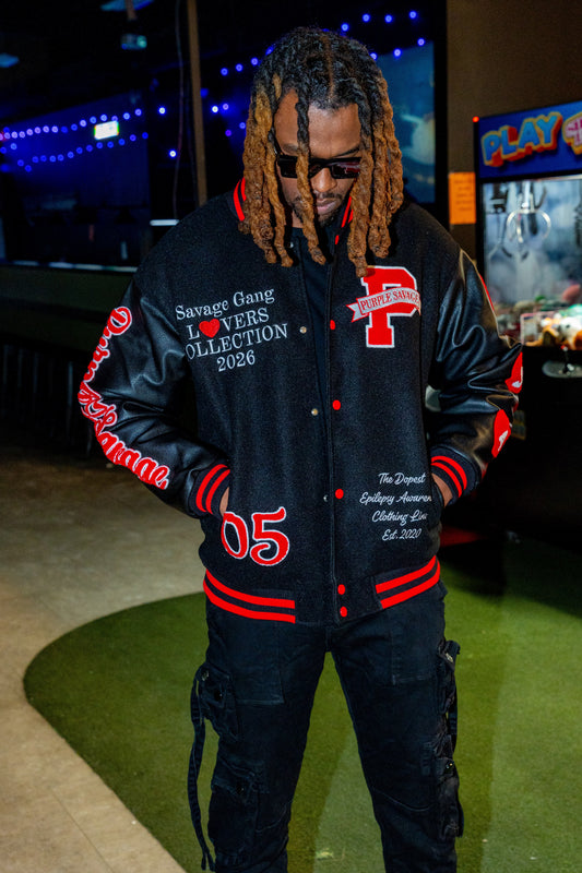 Savage Gang LOVERS Collection Varsity Jacket