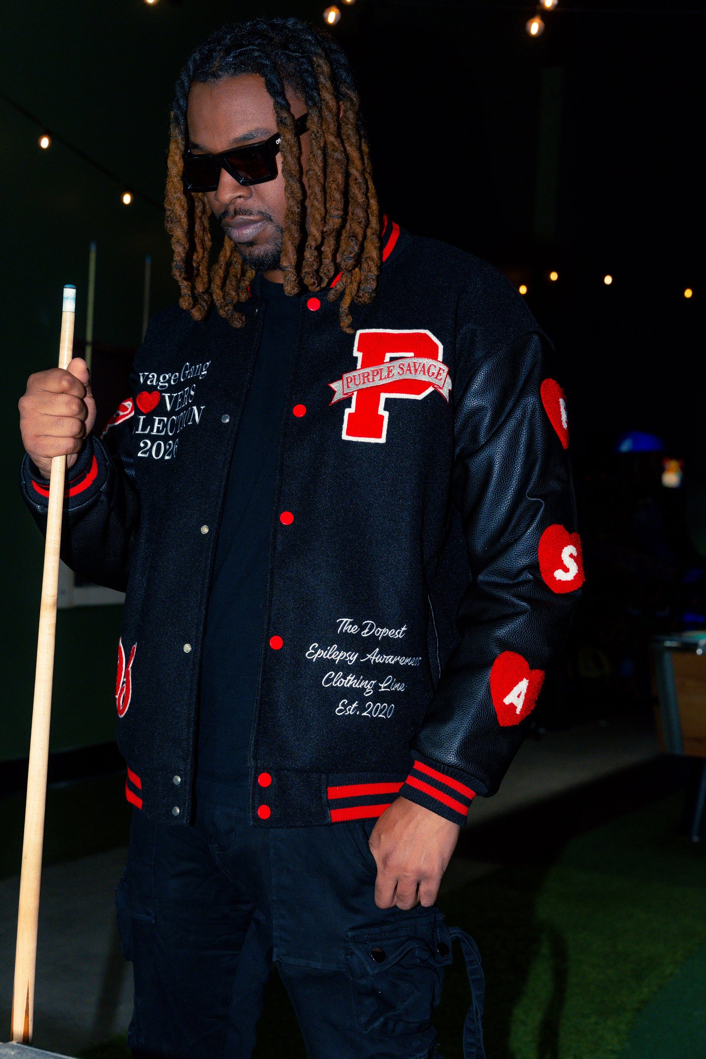 Savage Gang LOVERS Collection Varsity Jacket