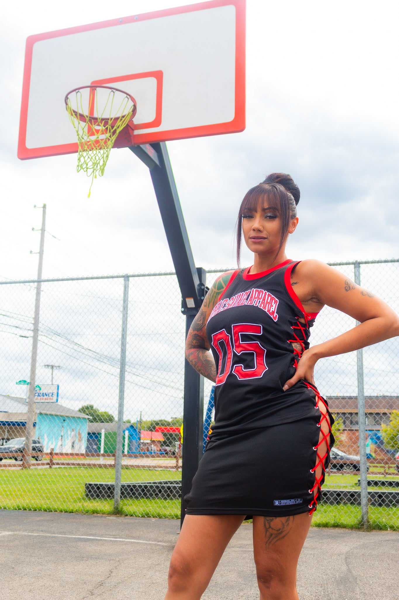 Savage Gang Basketball Jersey Dresses