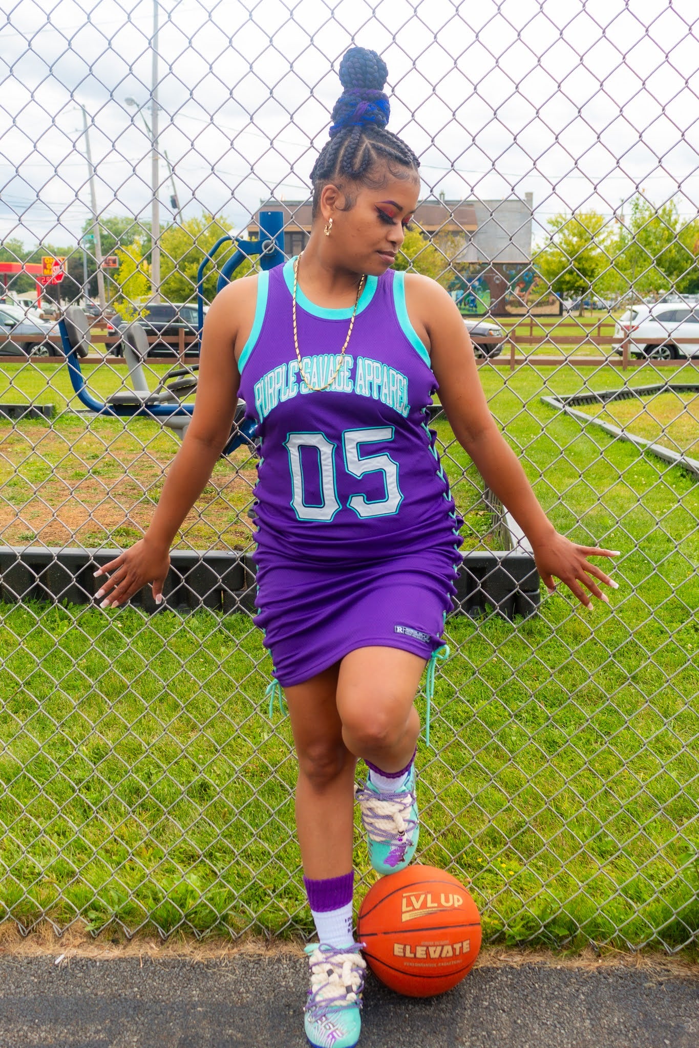 Savage Gang Basketball Jersey Dresses