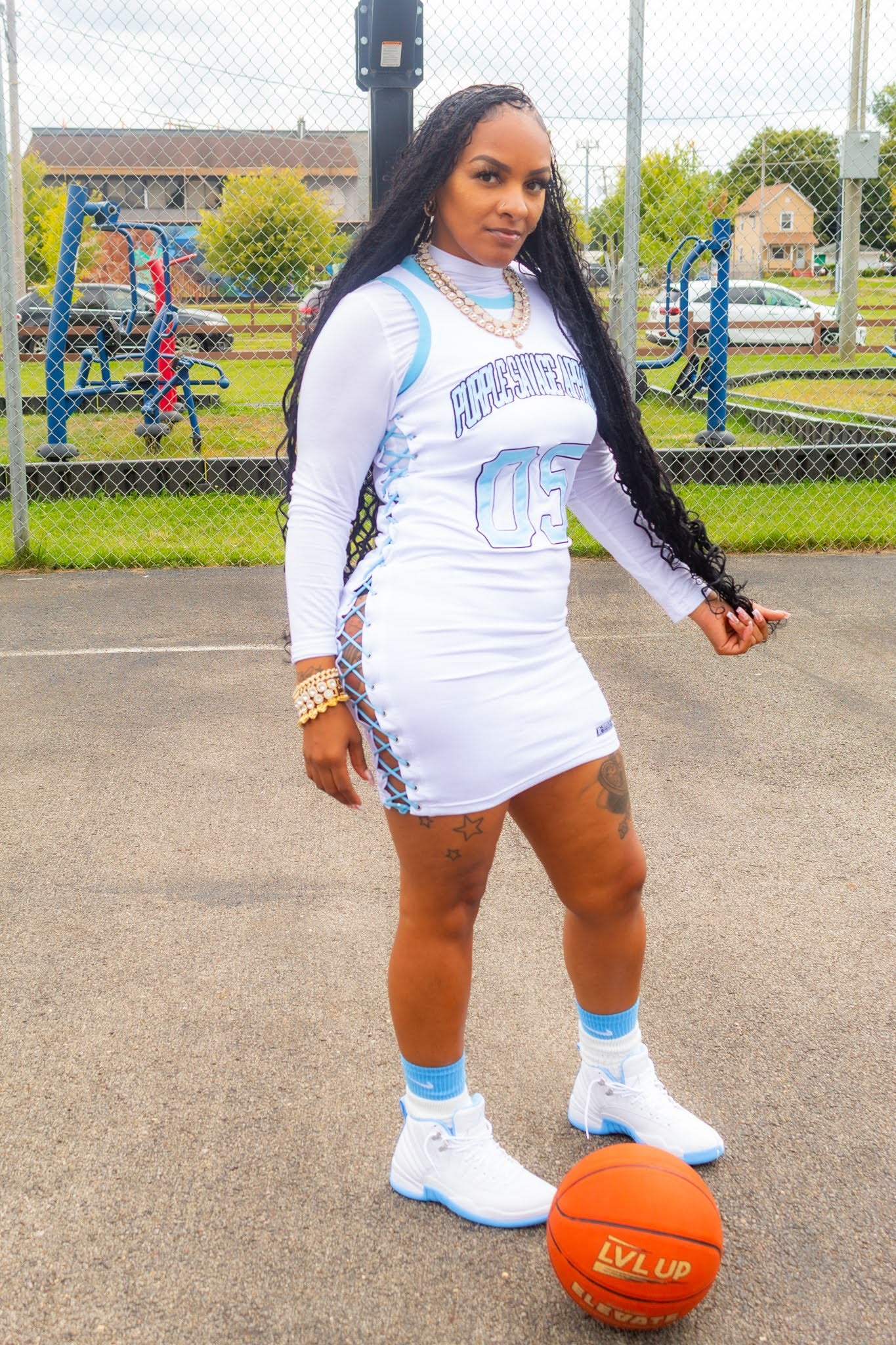 Savage Gang Basketball Jersey Dresses