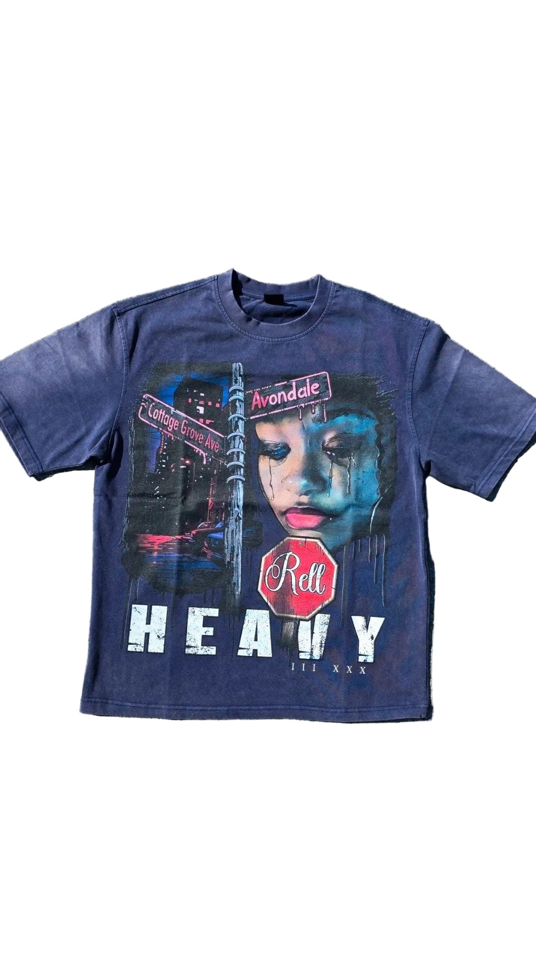Rell Heavy Washed Tee with Trucker Hat