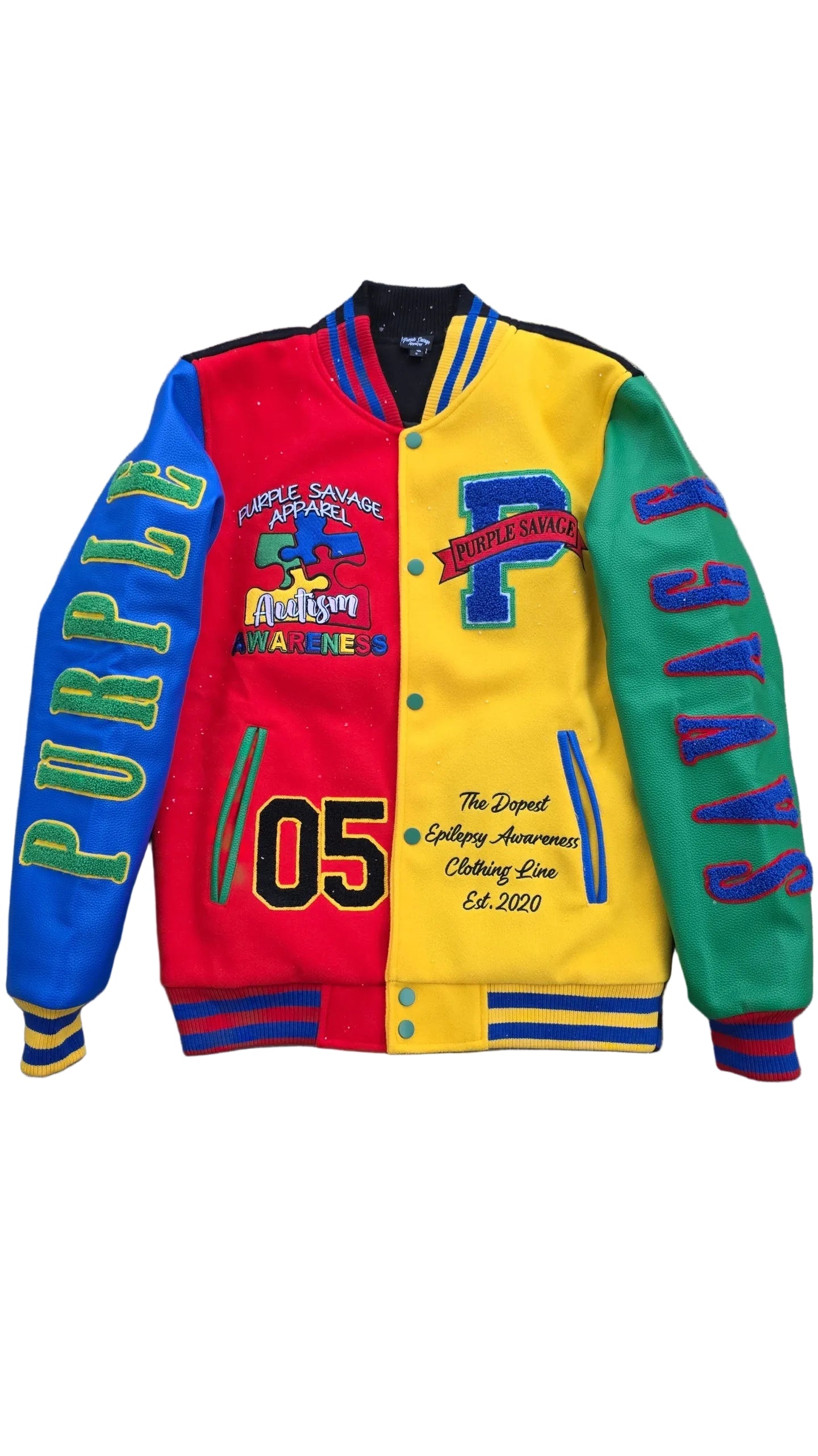 Autism Awareness Varsity Jacket