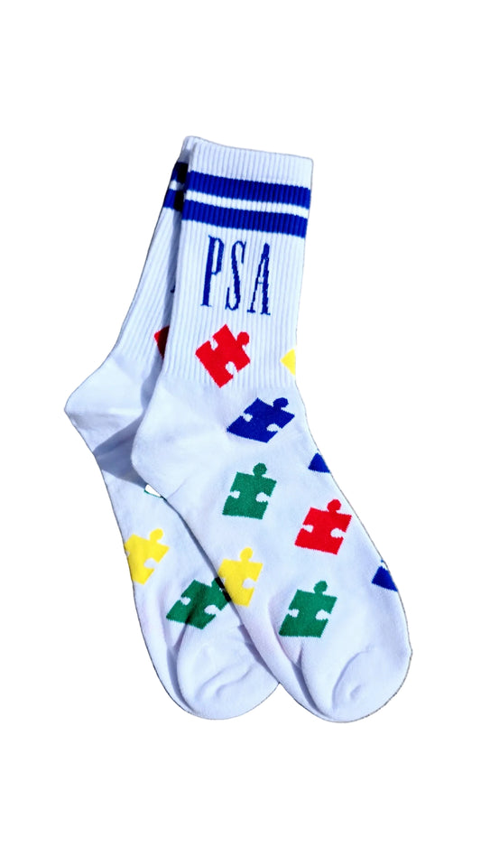 Autism Awareness Crew Socks