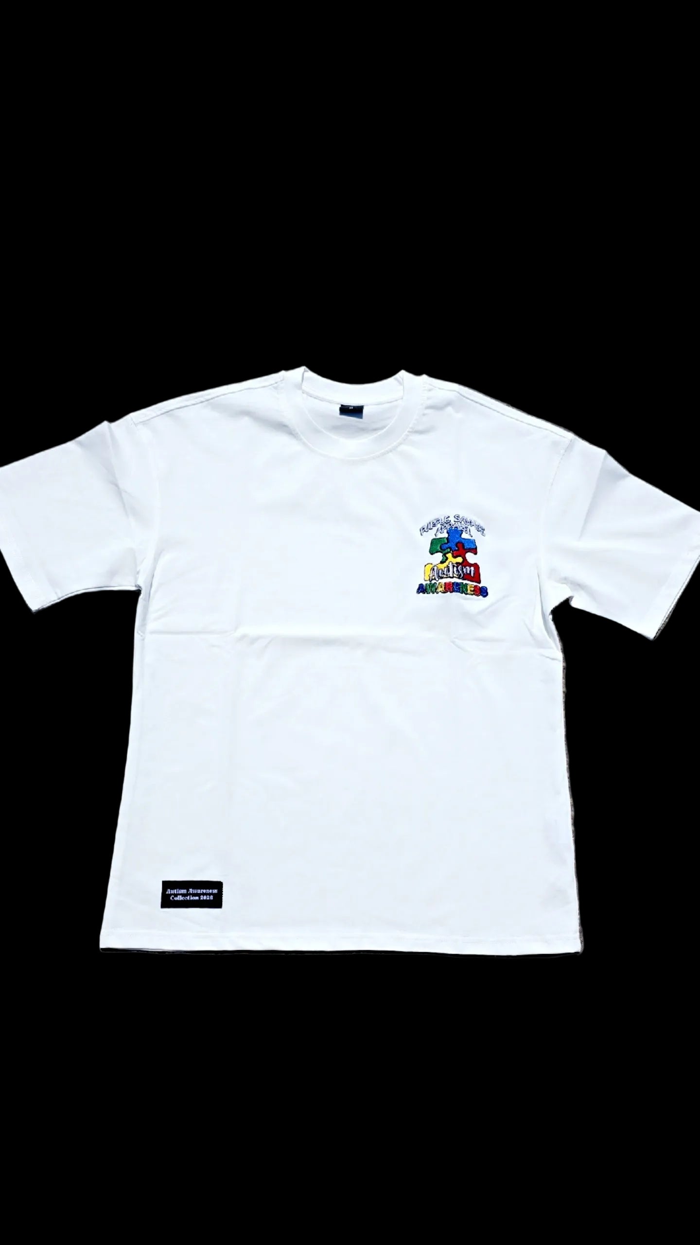 Autism Awareness Boxy Tee with Crew Socks