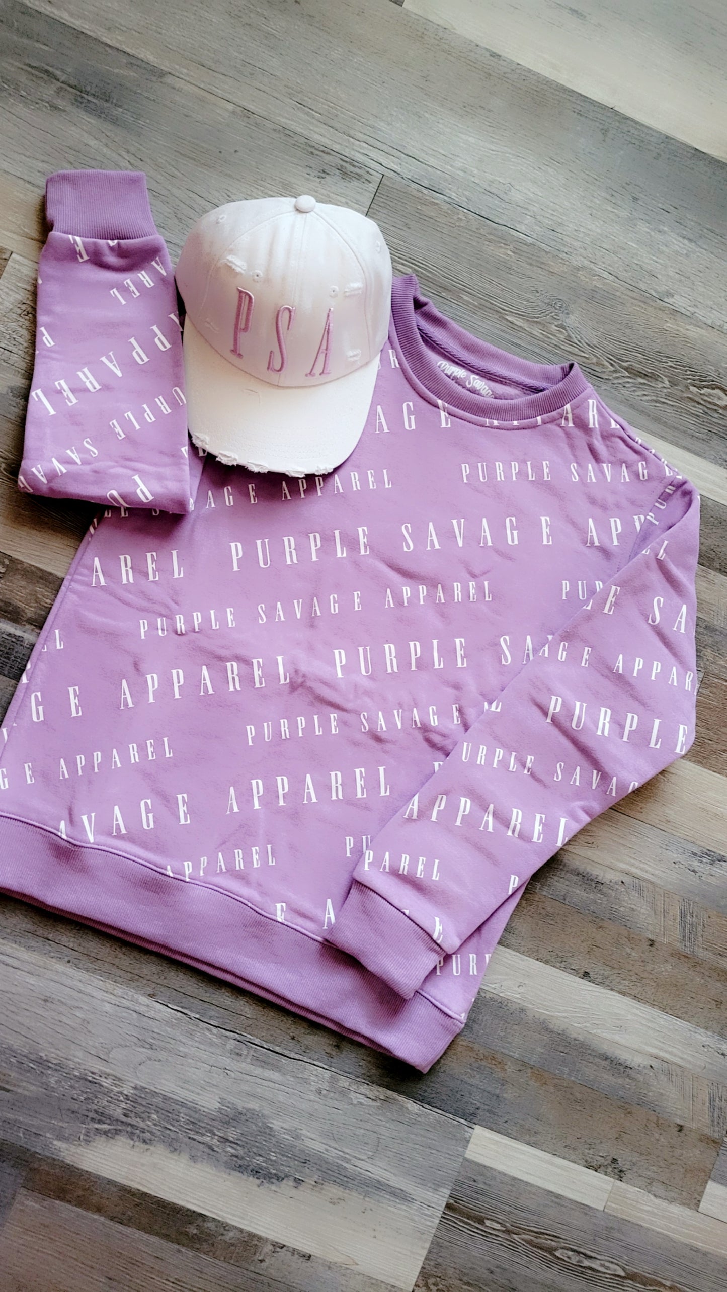 Lavender Crew Sweatshirt