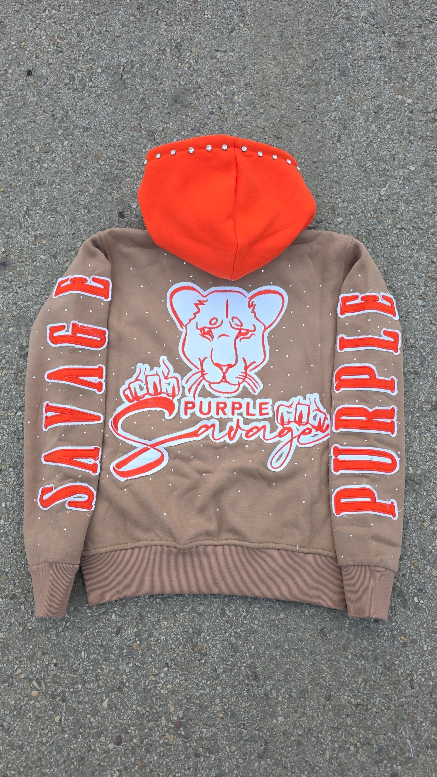 Rhinestone Flared Jogger Sets