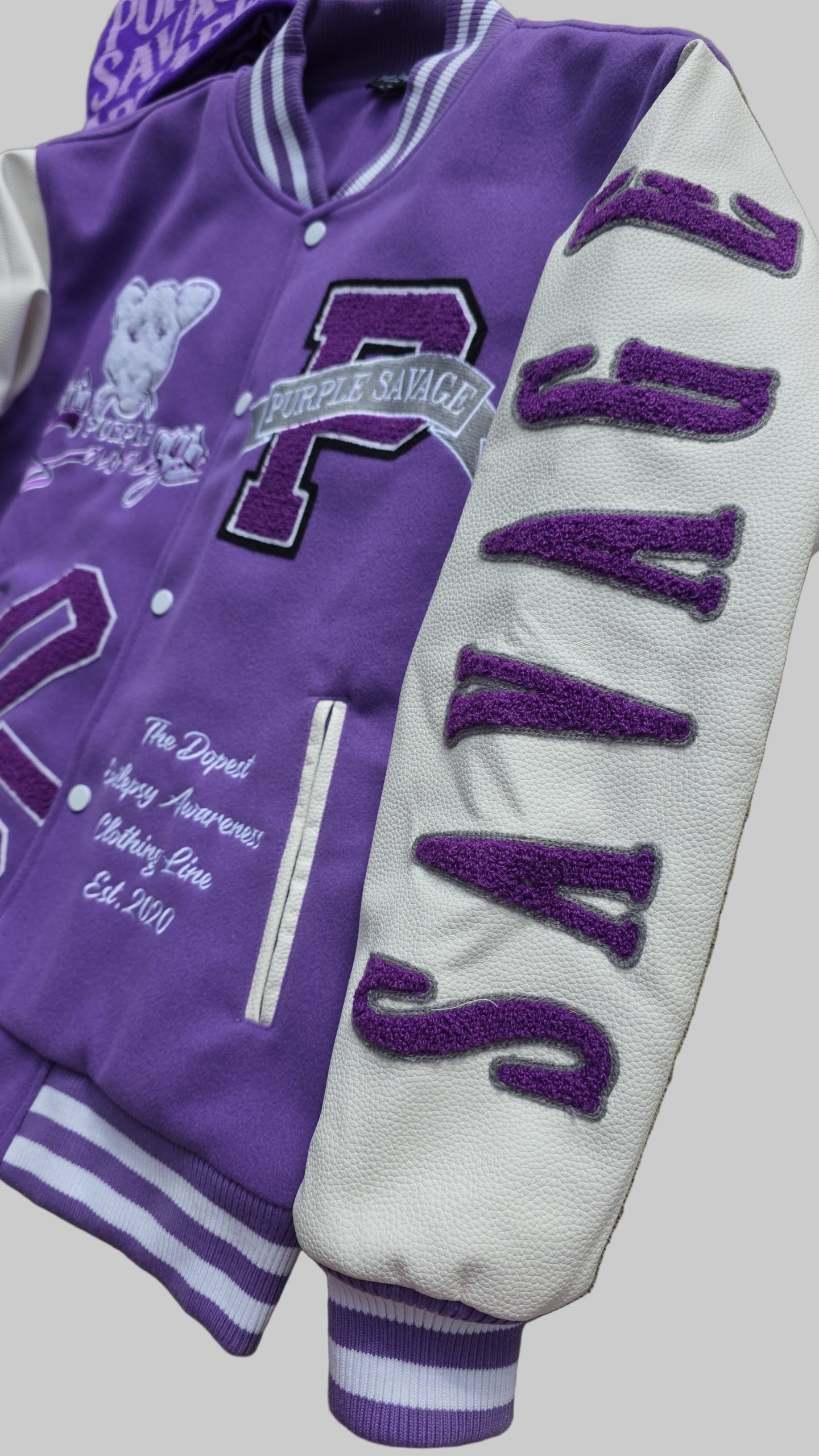 For the LOVE of EPILEPSY Varsity Jacket