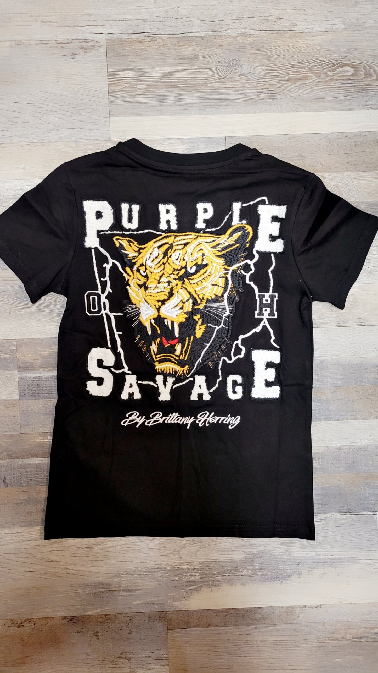 PURPLE SAVAGE X OHIO STATE TEE