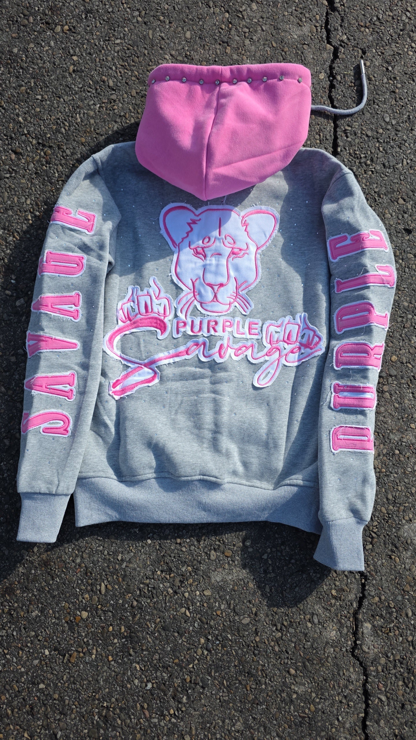 Rhinestone Jogger Set