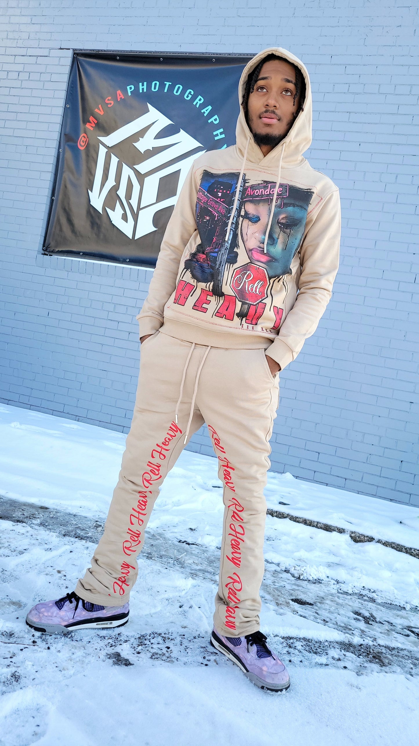Rell Heavy Stacked Jogger