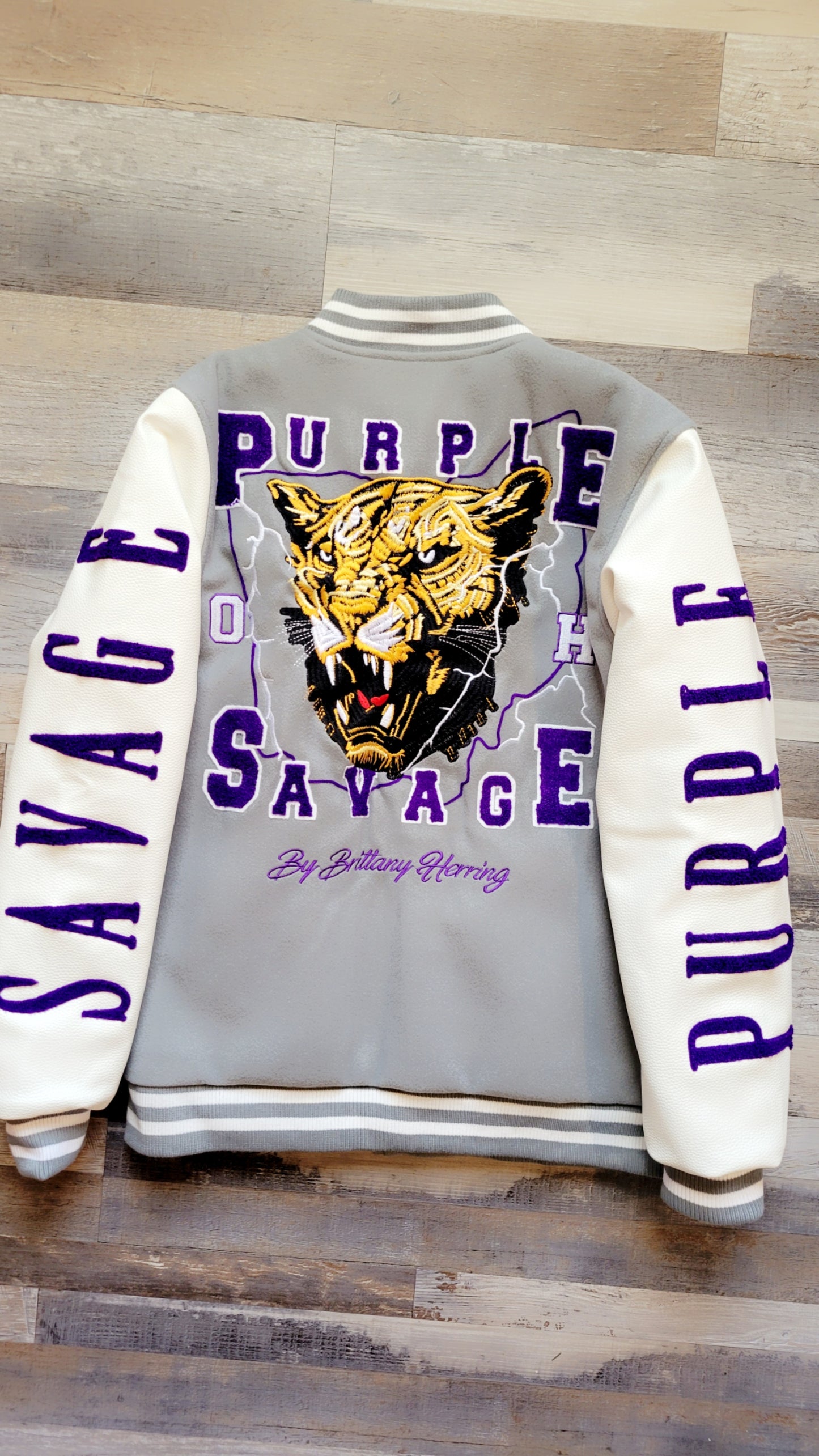 Epilepsy Purple Varsity Jacket