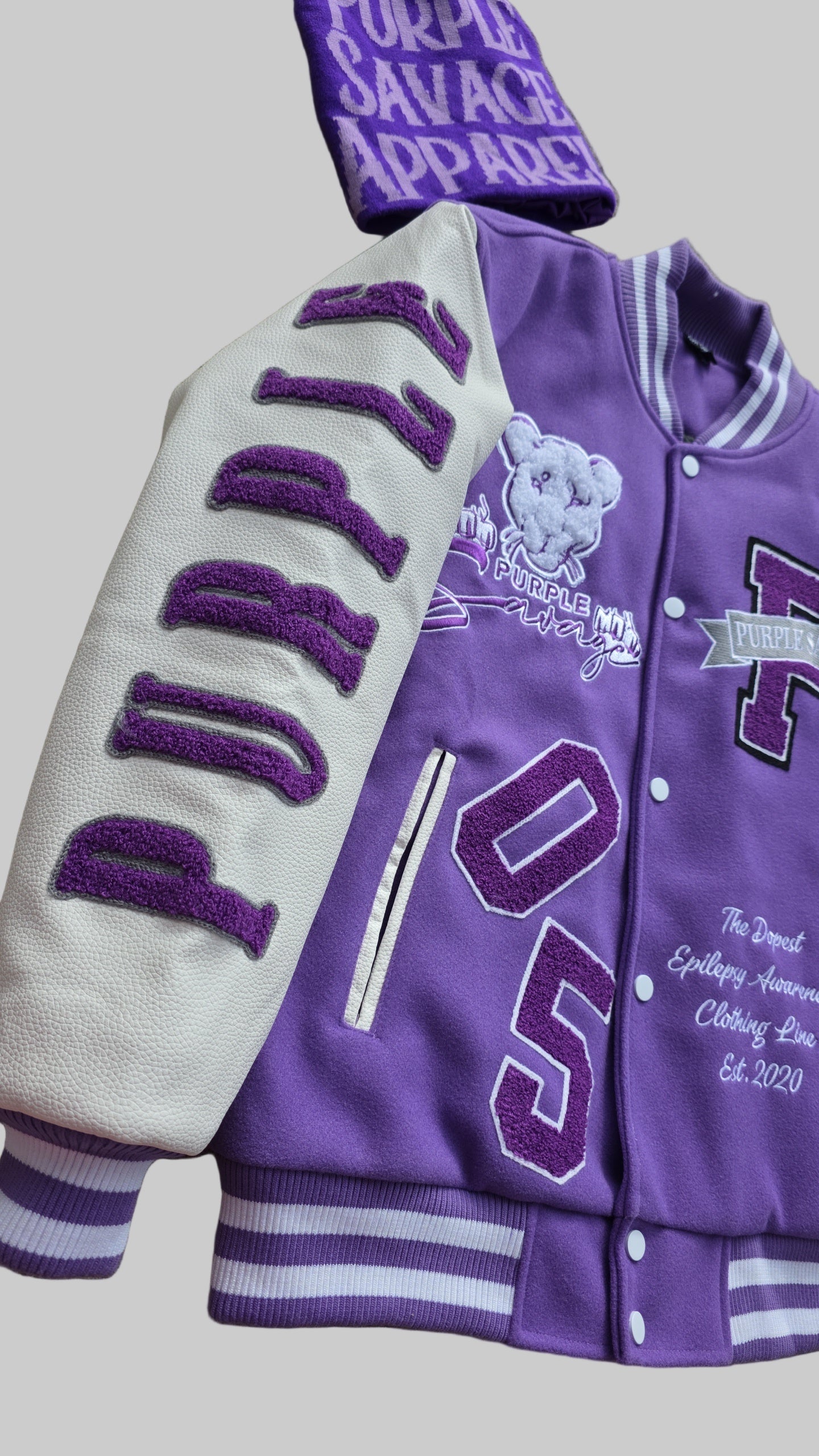 For the LOVE of EPILEPSY Varsity Jacket