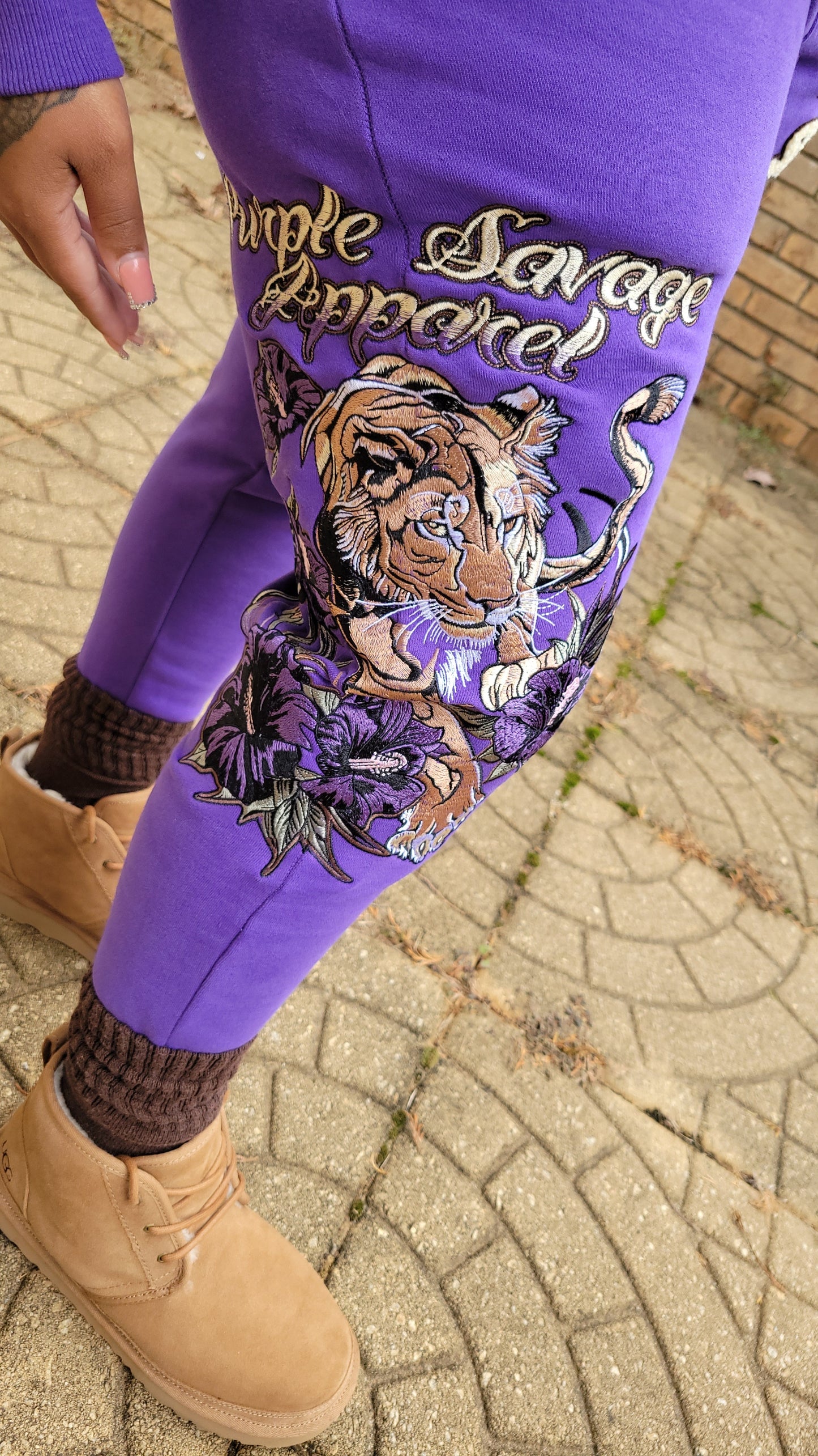 Lion Hibiscus Unisex Jogger