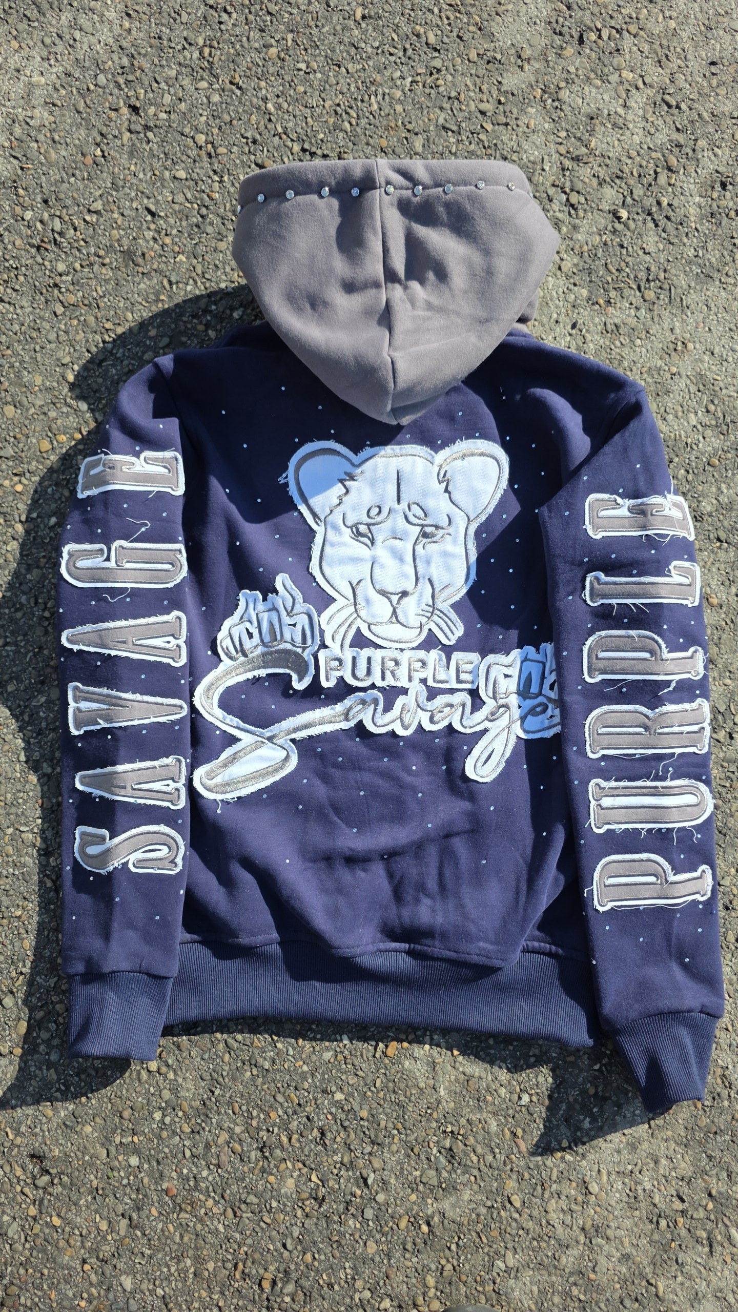 Rhinestone Jogger Set