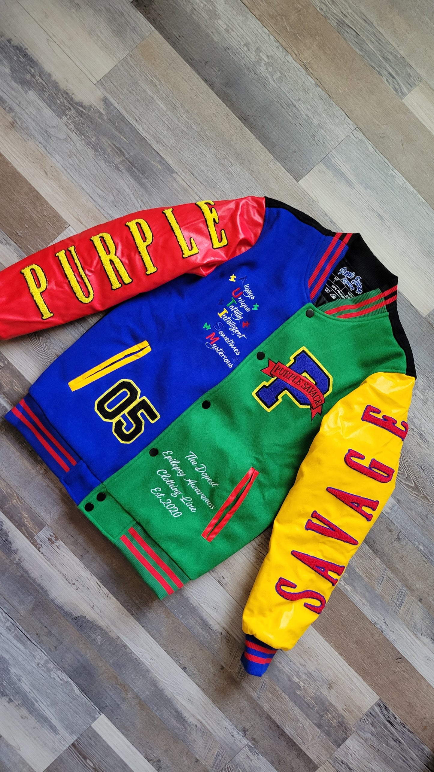LIMITED EDITION AUTISM PUZZLE VARSITY JACKET