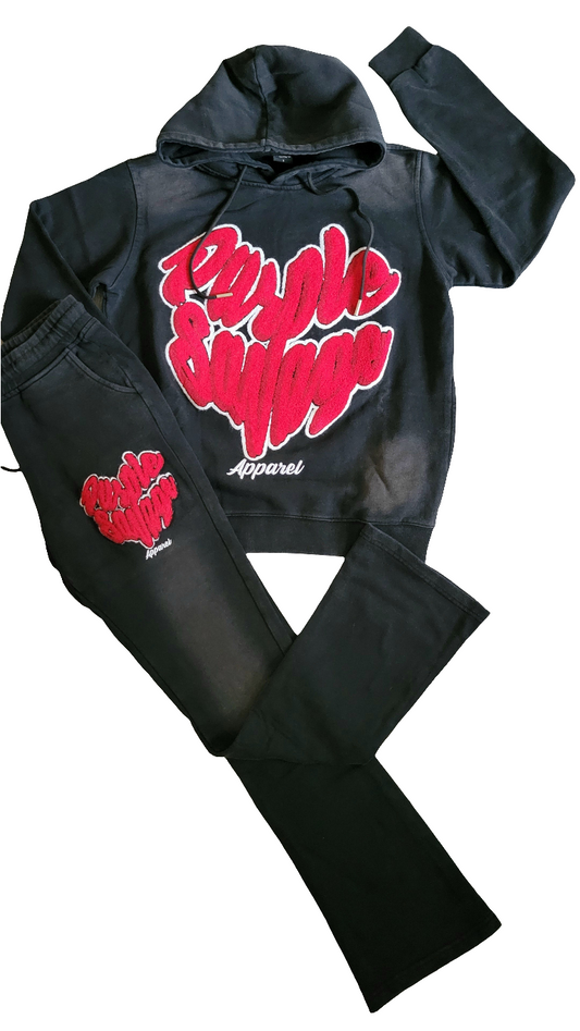 Stop Lion You know you Love Me Washed Stacked Jogger