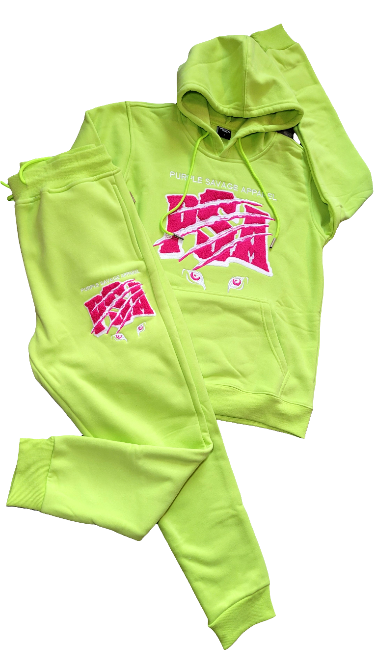PSA Lion Scratch Jogger Set