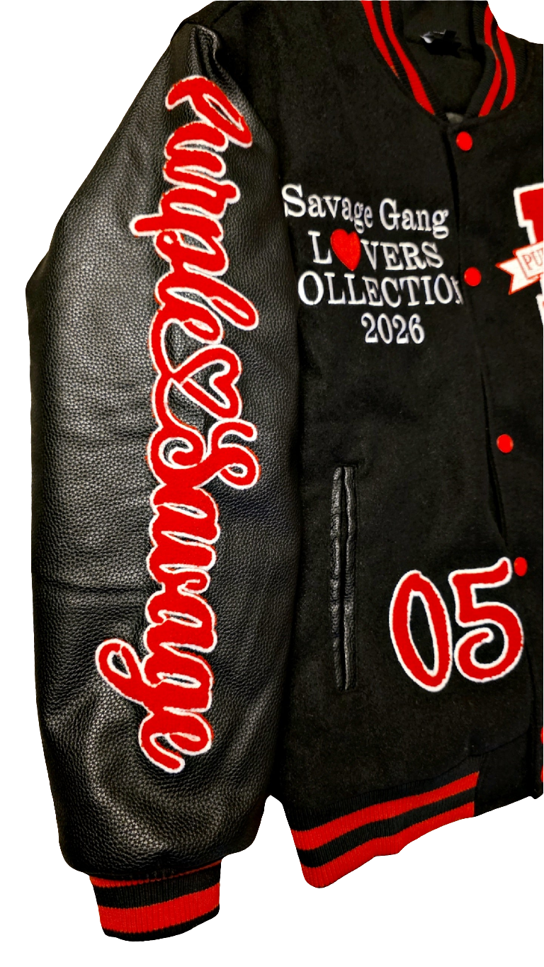 Savage Gang LOVERS Collection Varsity Jacket