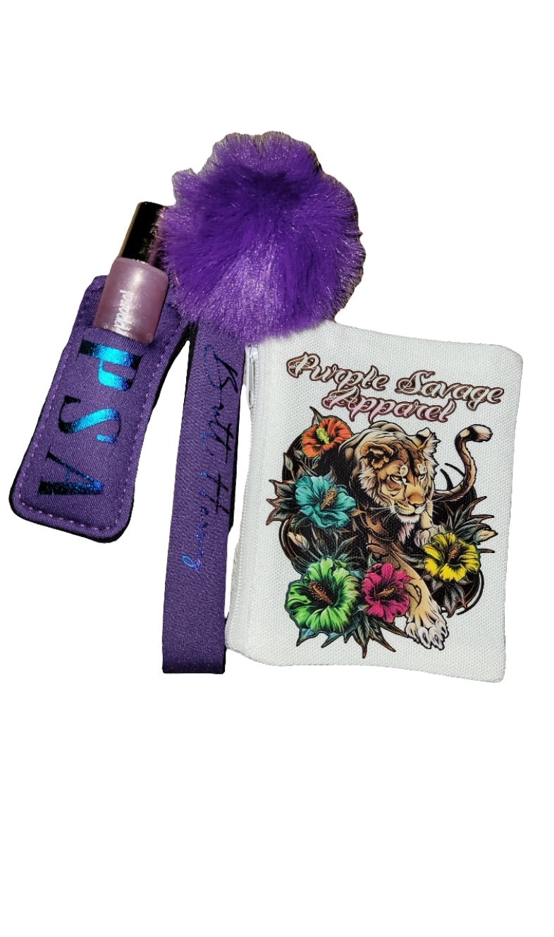 Change Pouch w Lipgloss and Holder