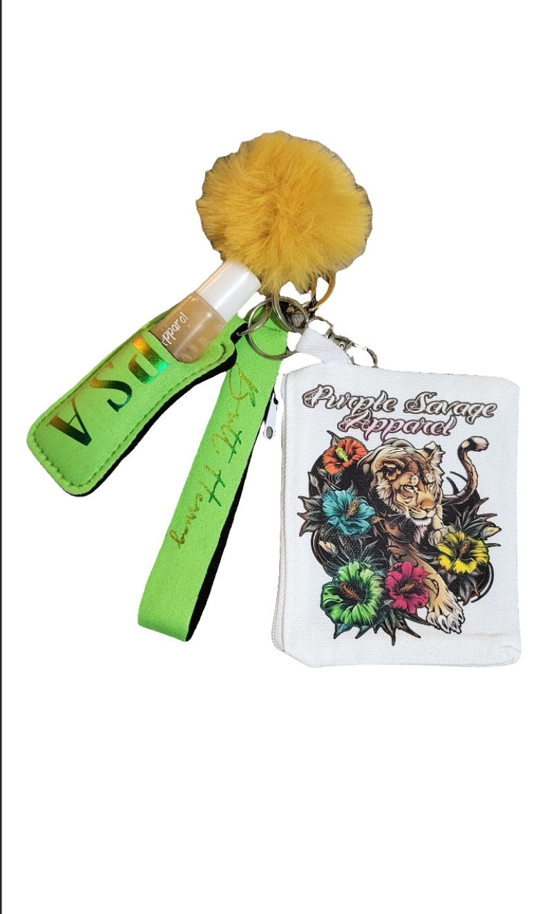 Change Pouch w Lipgloss and Holder