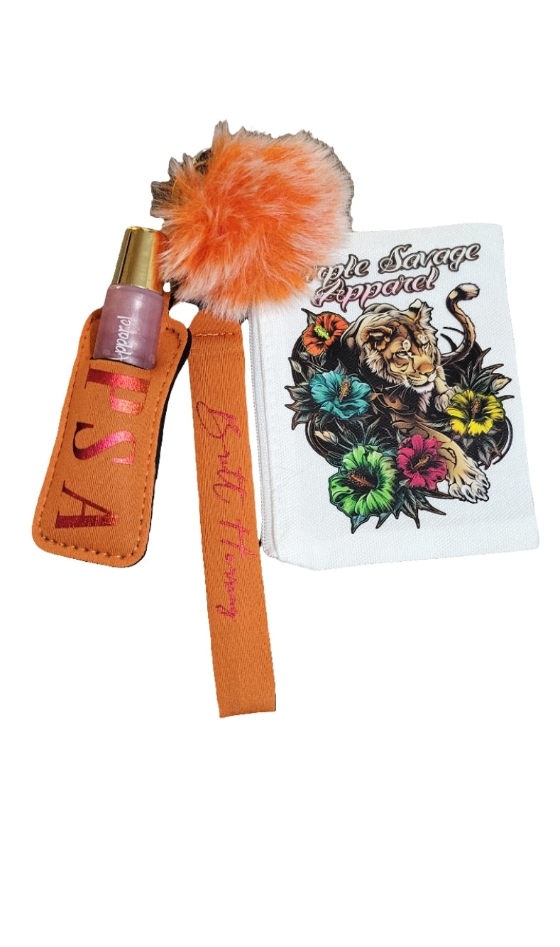Change Pouch w Lipgloss and Holder