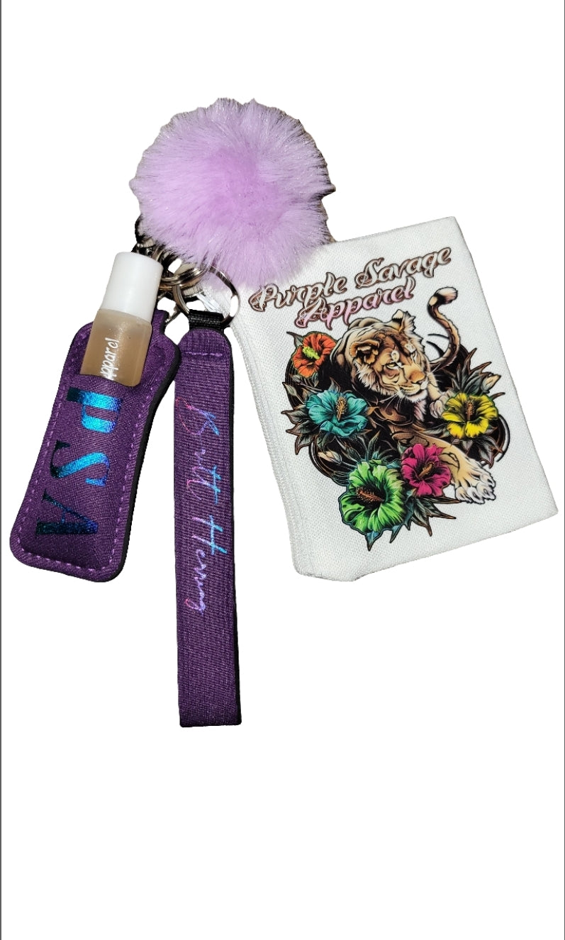 Change Pouch w Lipgloss and Holder